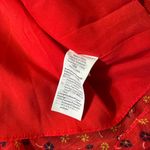 Madewell $158 ‎ Ruffle Strap Wrap Prairie Posies Dress Maxi Midi Boho Red 2 Photo 10