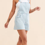 Rollas Mirage Denim Shortalls Blue Size 14 Photo 0