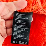 Urban Outfitters  Cropped Drawstring Top in Papaya Size Large NWOT Photo 5