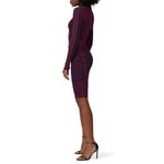 Herve Leger Hervé Léger Striped Sheath Knit Dress in Purple XSmall Womens Bodycon Photo 1