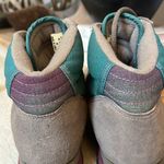 Vintage L.L. Bean Merrell Lazer Hiking Boots Leather Teal Purple Women's Size 8 Gray Photo 2