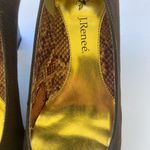 J.Renee Chocolate Heels with Gold Accent Brown Size 11 Photo 2