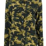 Equipment Scarab Camo Green Multi Slim Signature Silk Shirt Photo 0