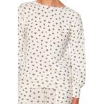 Tart Collections Cybil Cheetah Print Ribbed Sweater Cheetah Dot M White Size M Photo 5