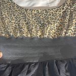 Freeway Apparel Freeway Leopard and Black Ruffle Dress. Size SMALL Photo 2