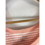 Caslon New Melody Ribbed Scoop Neck Tank Top in Pink White Stripe Small Photo 2