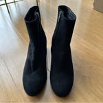 Margaux The Downtown Boot, Black Suede Ankle Booties, Size 8 Photo 11