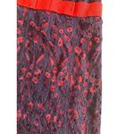 Betsey Johnson  Vintage Purple Lace Bow Dress Size 2 Photo 3