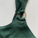 Aerie NWT Seamless Ring Longline Bralette Ribbed Bra Green Size Small S NEW Photo 3