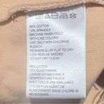 Urban Outfitters Side Ruched Straight Neck Bodycon Mini Dress in Nude Size Small Photo 6