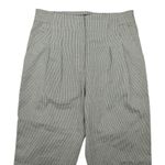 Frmz Gray Houndstooth Stripe Chic Office Work Formal KPop Preppy Pants Large Photo 2