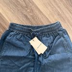 NWT Whistles Light Denim Barrel Pants with Waist tie DENIM Jogger Pants Size 4 Photo 5