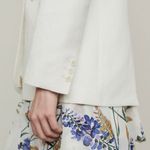 Maje Suit Jacket In Linen Blend NWT Size 38 Photo 4