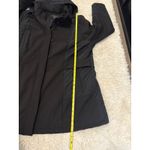 Liverpool Jeans Company Womens Black Quilted Hooded Long Trench Coat Jacket Size 1X Photo 6