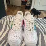 Customized Air Force 1 White Size 7 Photo 1