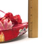 via spiga fabric ankle strap wedge sandals, Italy, size 9 Photo 8