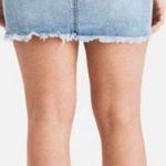 American Eagle NWT  Super Stretch Hi Rise Mini  Distressed Denim Skirt Photo 1