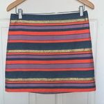 J.Crew  Striped Mini Skirt Photo 0