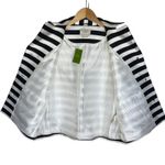 Kate Spade NWT NY Women’s Fancy Meeting You Black Striped Jacket Photo 7