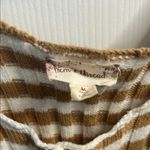 Hem & Thread  Tan and Cream Ribbed Tank Top Photo 1