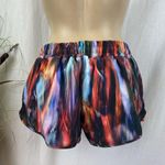 Lululemon  Black Multi Color Print Hotty Hot Athletic Sport Shorts 8 Photo 2