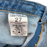 Driftwood  Charlee Wide Leg Jeans Braided Waist Button Fly Blue Size 27 Photo 10