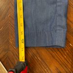 On 34th Belted Double Breasted Long Trench Coat Womens Large Blue Spring Classic Photo 9