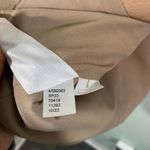 Ann Taylor  Women Tan No Collar One Button Double Knit Cutaway Blazer Size 18 Photo 7