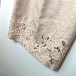 Rickie Freeman Teri Jon Metallic Pink Gold Dress Lace Party Cocktail Sheath 4 Photo 3