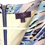 NYDJ EUC Sleeveless Surplice Palm Print Dress Size 6 Photo 2