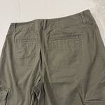 J. Jill Chino Cargo Pants StraightLeg Womens 6 Stretch OliveGreen Cotton Utility Green Photo 5