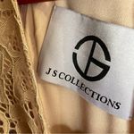 JS Collections  Crew Neck Bow on Sleeve Zipper Back Stretch Crepe Dress Sz 8 Photo 3