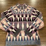 Altuzarra  Stilbo wool blend turtleneck Multicolored geometric knit Sweater Small Photo 5