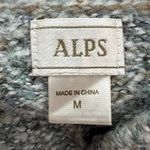 Alps Sweater Womens Medium Gray Button Front Cardigan Alpaca Blend Warm Cozy Photo 5