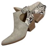 Seven Dials  Women’s Queenbury Zipup Animal Print Buckle Ankle Booties Photo 2