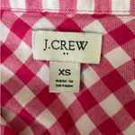 J.Crew Women Top XS Pink Buffalo Check Long Sleeve Button Up Preppy Cowgirl Photo 1