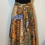 MIX NOUVEAU WOMENS SKIRT NEW YORK FULL FLAIR TWIRL SKIRT TAG IS SM RUNS BIG Gold Photo 1