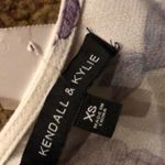 Kendall + Kylie White and purple floral long sleeve romper  Photo 3