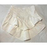 EUC MOTHER The Ruffle Mini Skirt, White, Sz. 29 (8) White Photo 3