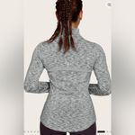 Queenieke  Gray Athletic Zip-Up Jacket with High Collar Photo 2