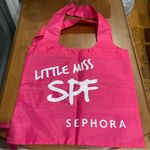 Sephora  Pink Foldable Reusable Shopping Travel Tote Bag Photo 2