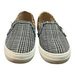 Mata Animal Print Plaid Raw‎ Edge Slip On Platform Shoes Women Size 7.5 Gray Photo 5
