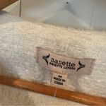 Nanette Lepore White Shimmer Tweed Vest Size Medium Photo 5