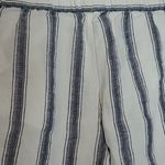 Artisan NY  100% LINEN STRIPED LAGENLOOK BEACHY RELAXED STRAIGHT LEG PANTS SMALL Photo 6