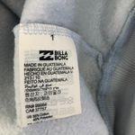 Billabong  oversized cotton beach sweatshirt ocean surf orange blue hooded Sz S Photo 7