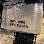 St John Sport Wool Blend Nautical Navy White Striped Sweater Grommet Medium EUC Blue Photo 6