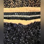 Acquamarine Italia Bouclé Textured Jacket Size 36 Italian / Small US NWT Black Photo 5