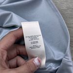 Aritzia Ten SATINETTE SWIPE TUBE TOP Silver Photo 7