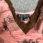 XOXO  Y2K Floral Lace Ruched Cami Size XS (Tagged Medium) Photo 5