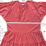 ZARA Plumetti Textured Dot Midi Swing Dress Medium Photo 7